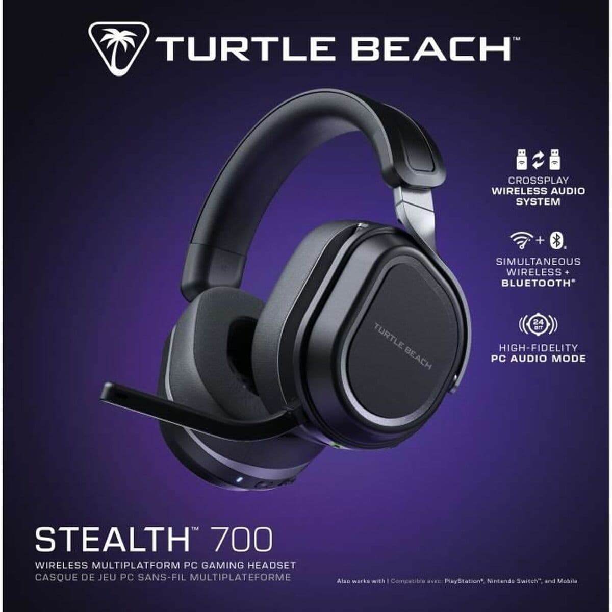 Kuulokkeet mikrofonilla Turtle Beach Stealth 700PC Musta - Image 2