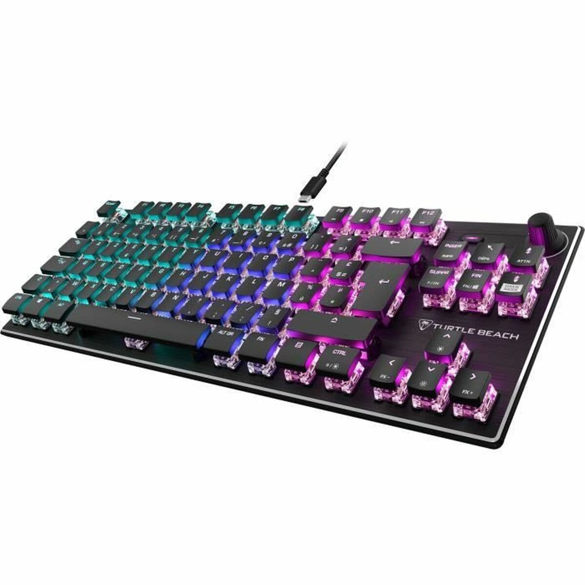 Tastatur Turtle Beach Vulcan TKL Schwarz Französisch AZERTY - Image 2