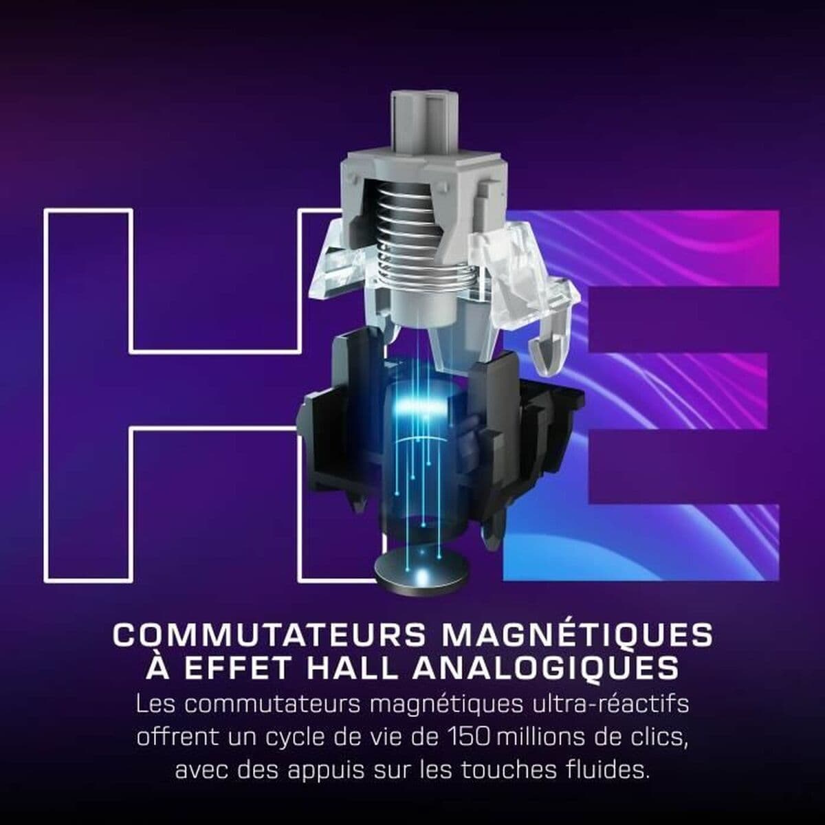 Teclado Turtle Beach Vulcan II Tkl Pro Negro Francés AZERTY - Image 5