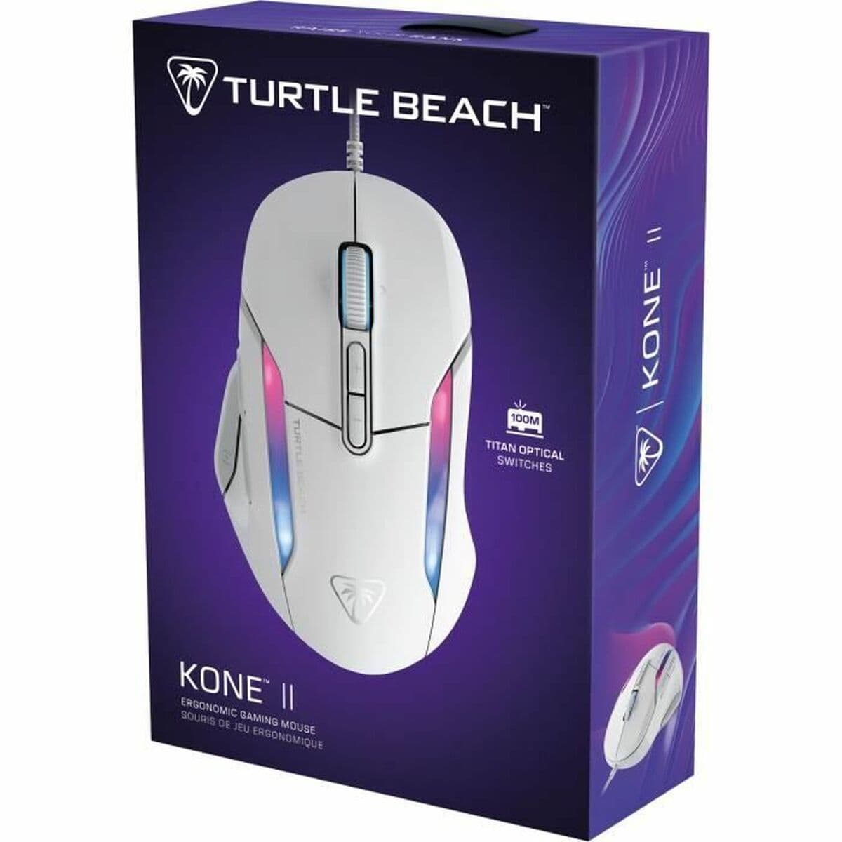 Ratón Óptico Turtle Beach Kone II Blanco 26000 DPI - Image 6