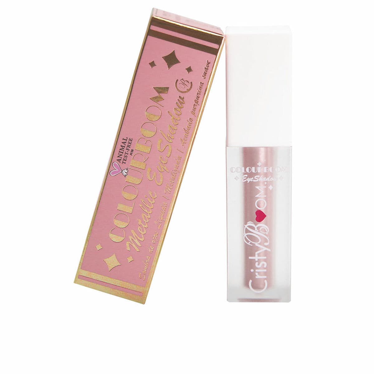 Sombra de olhos líquida CristyBoom Colour Boom Lila Pink 5 g