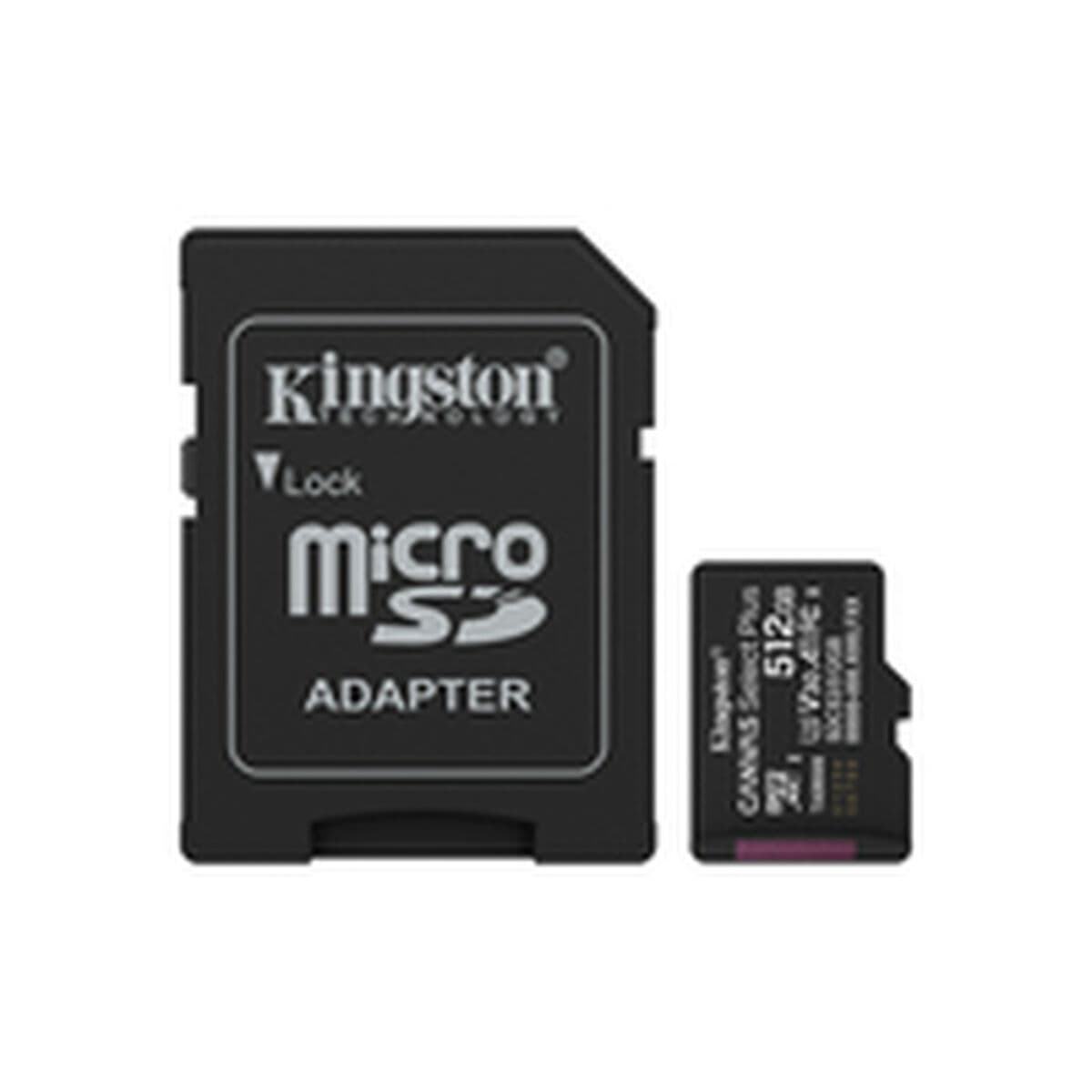 Micro-SD Minneskort med Adapter Kingston SDCS3/512GB 512 GB - Image 2