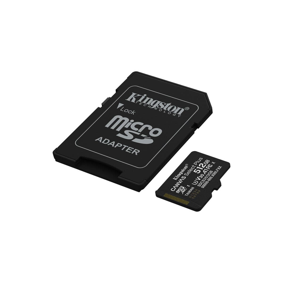 Micro-SD Minneskort med Adapter Kingston SDCS3/512GB 512 GB - Image 3
