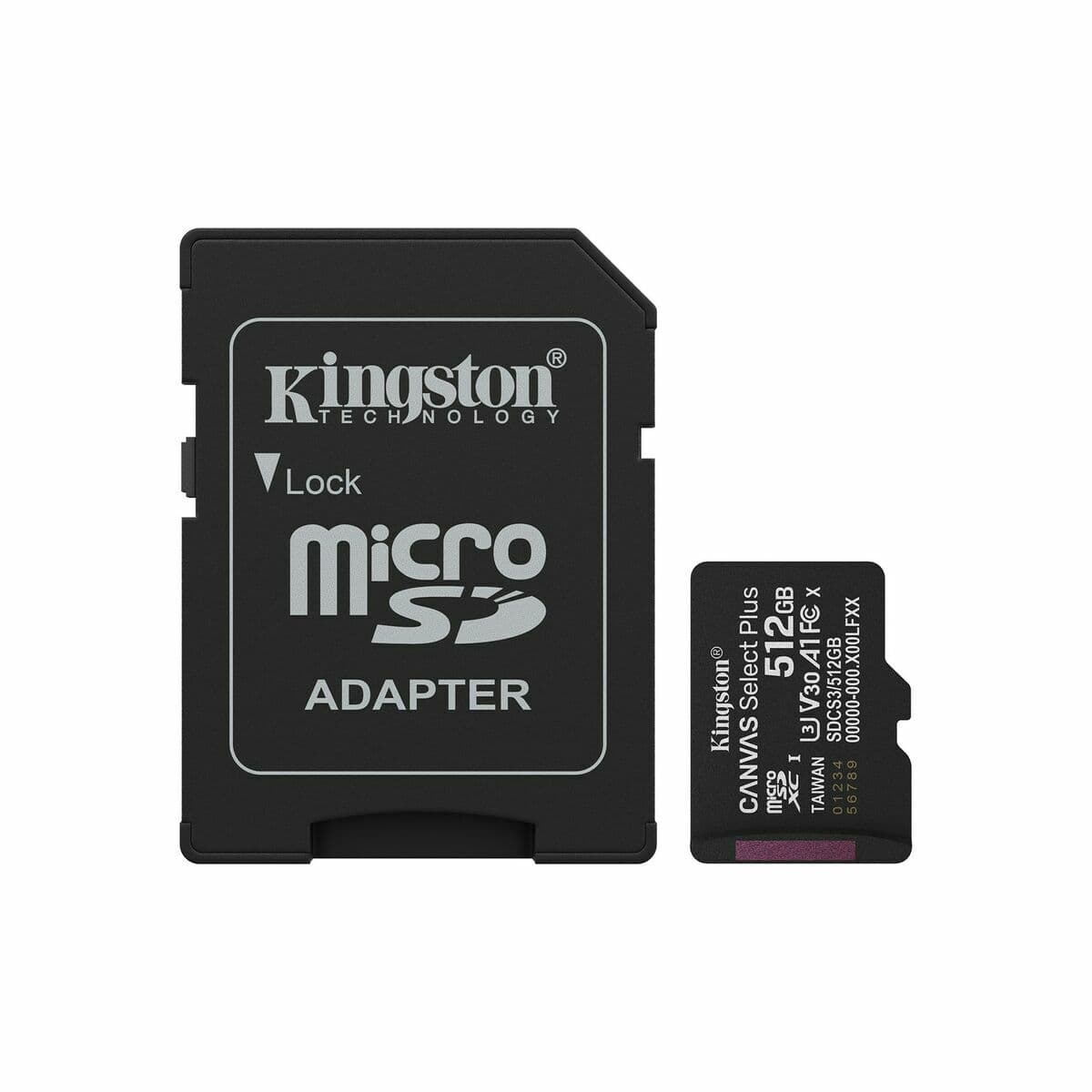 Micro-SD Minneskort med Adapter Kingston SDCS3/512GB 512 GB - Image 10