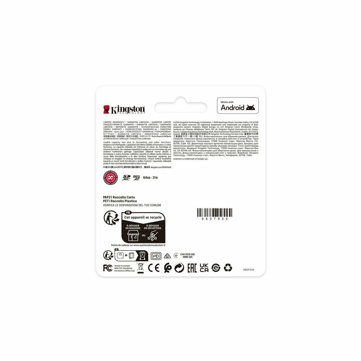 Carte Mémoire Micro SD avec Adaptateur Kingston SDCS3 1 TB - Image 7