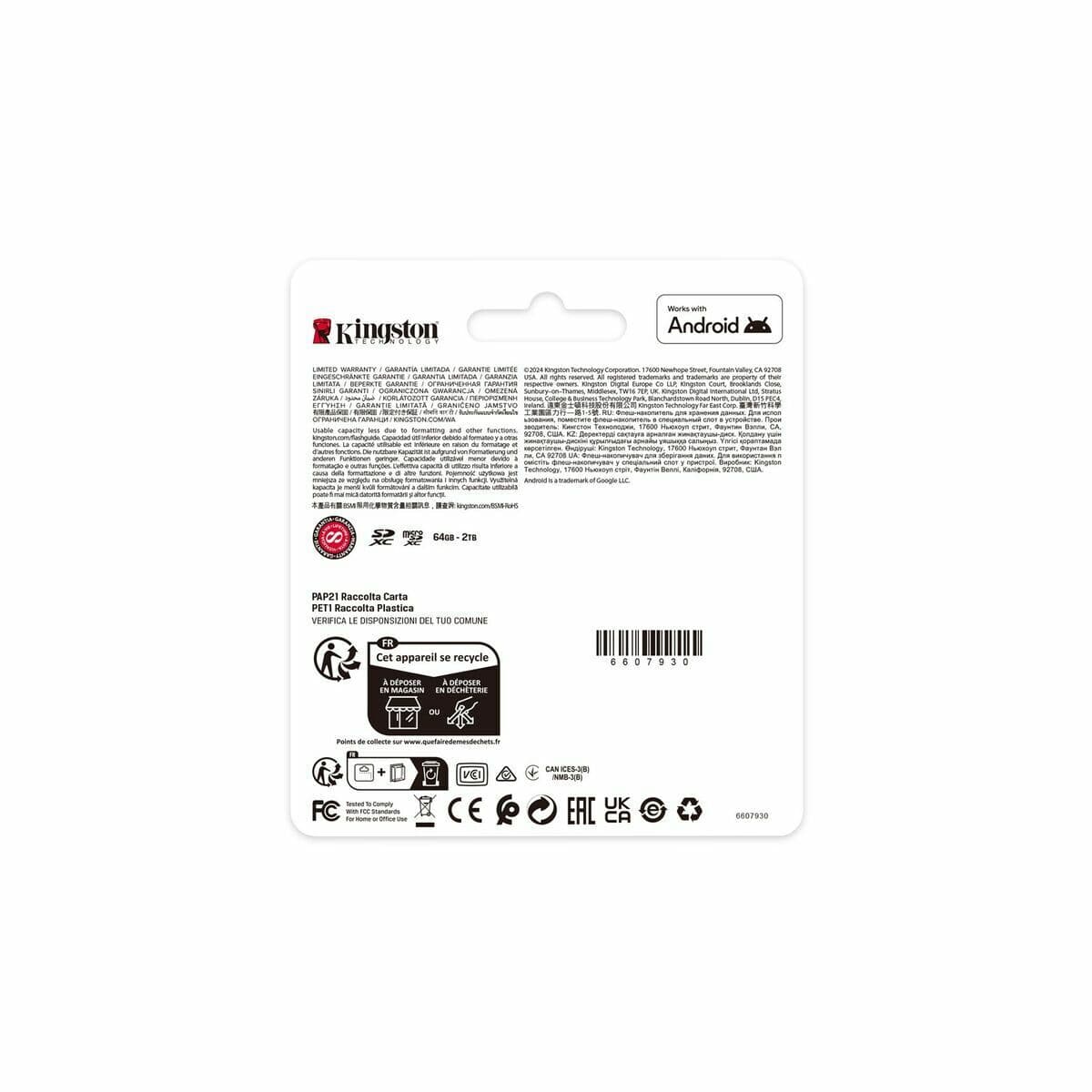 Carte Mémoire Micro SD avec Adaptateur Kingston SDCS3 1 TB - Image 10