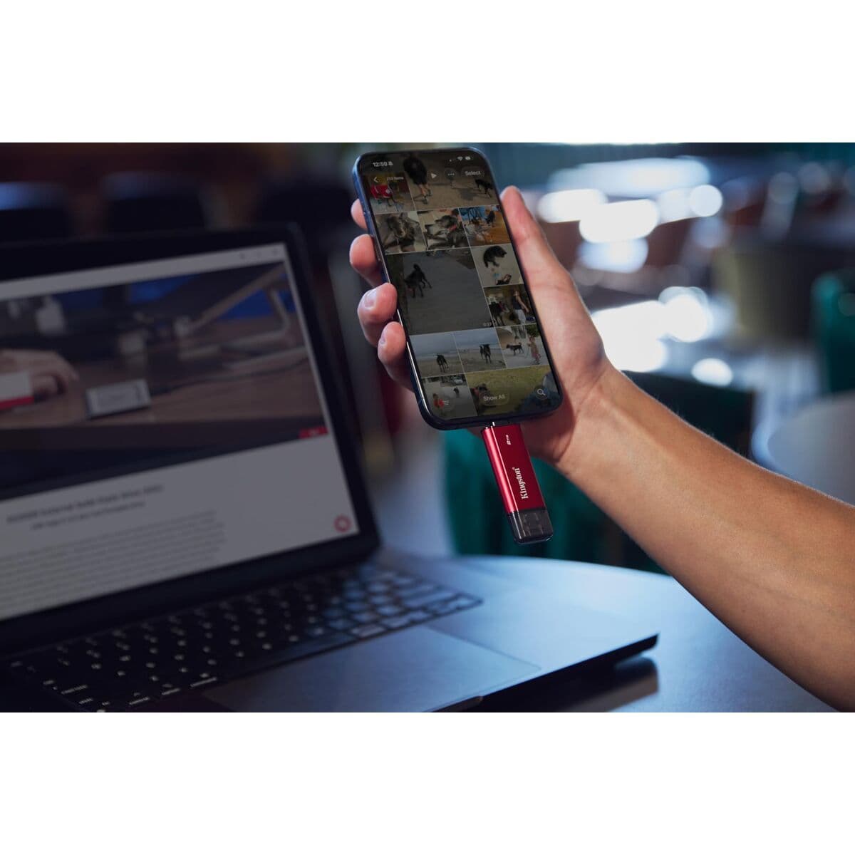 Ulkoinen kovalevy Kingston SPSD/1TB Musta 1 TB SSD - Image 7