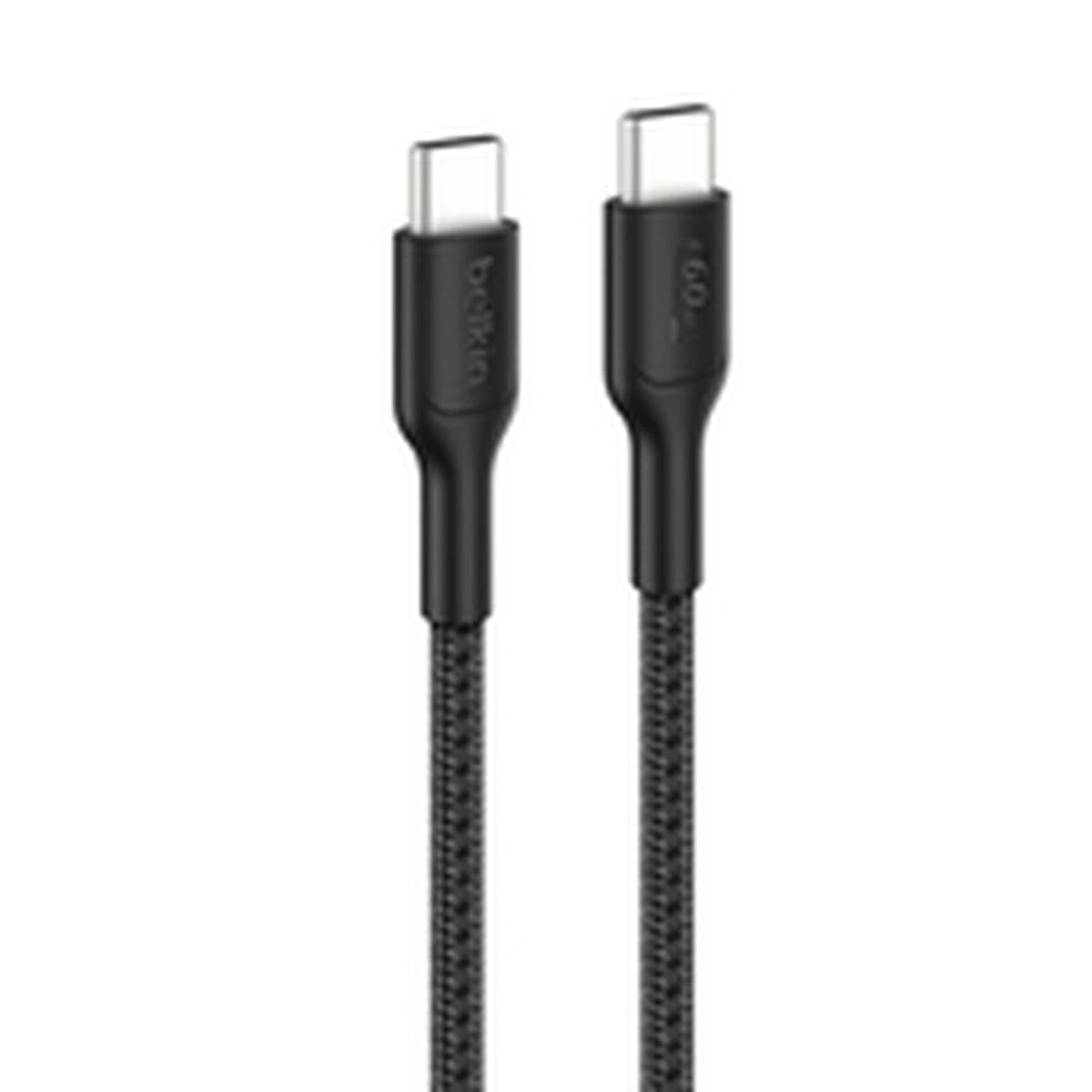 Câble USB Belkin ENA008HQ2MBK Noir 2 m - Image 3