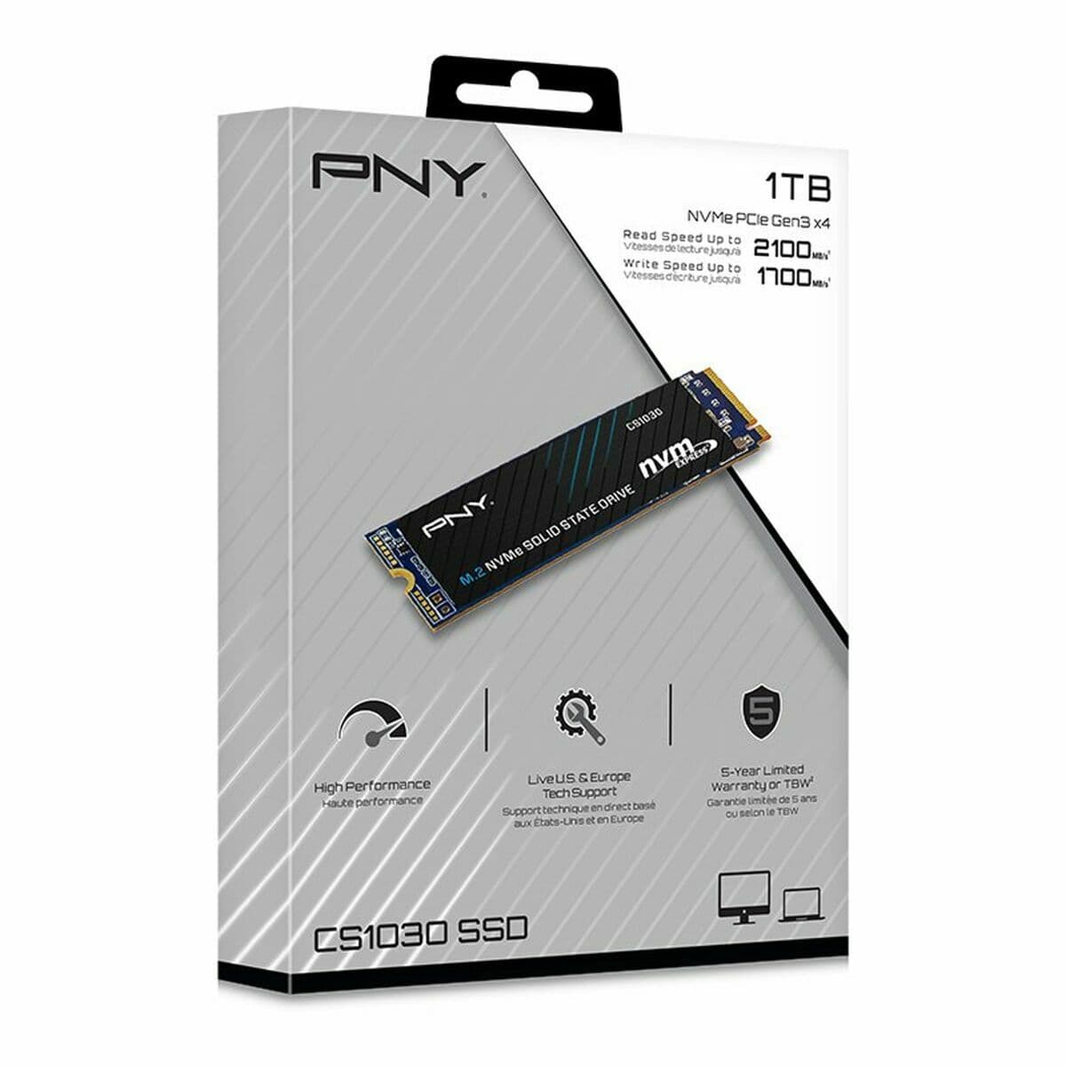 Disco Duro PNY CS1030 1 TB 1 TB HDD 1 TB SSD - Image 2