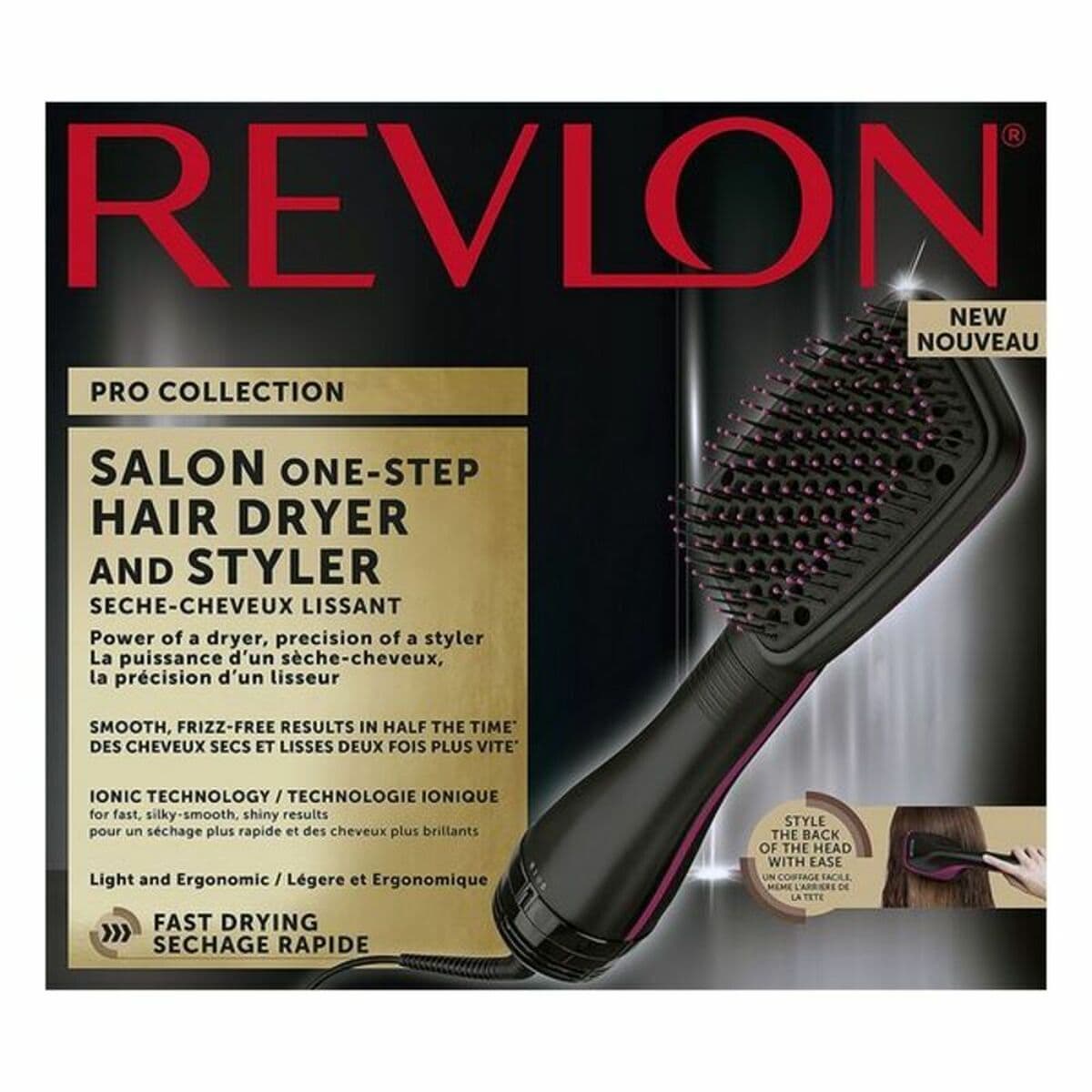 Kuum pintsel Revlon RVDR5212 Must Roosa 800W - Image 4