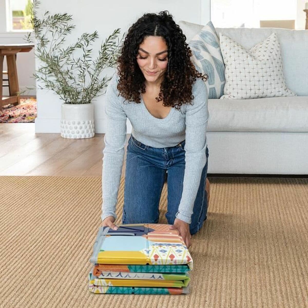 Lekplats Infantino 150 x 150 cm Multicolour Hopfällbar - Image 4