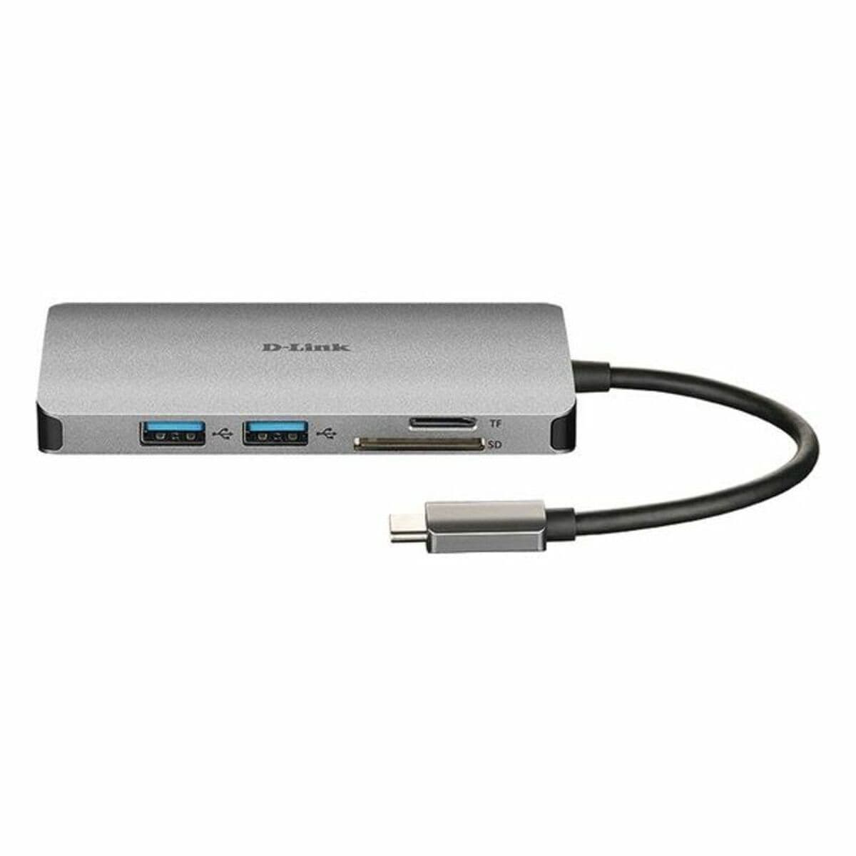 USB-HUB C D-Link DUB-M810 Silvrig - Image 2