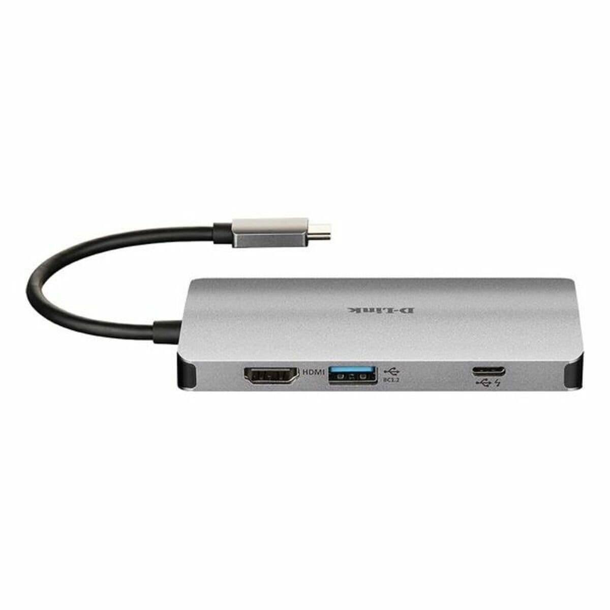USB-HUB C D-Link DUB-M810 Silvrig - Image 3
