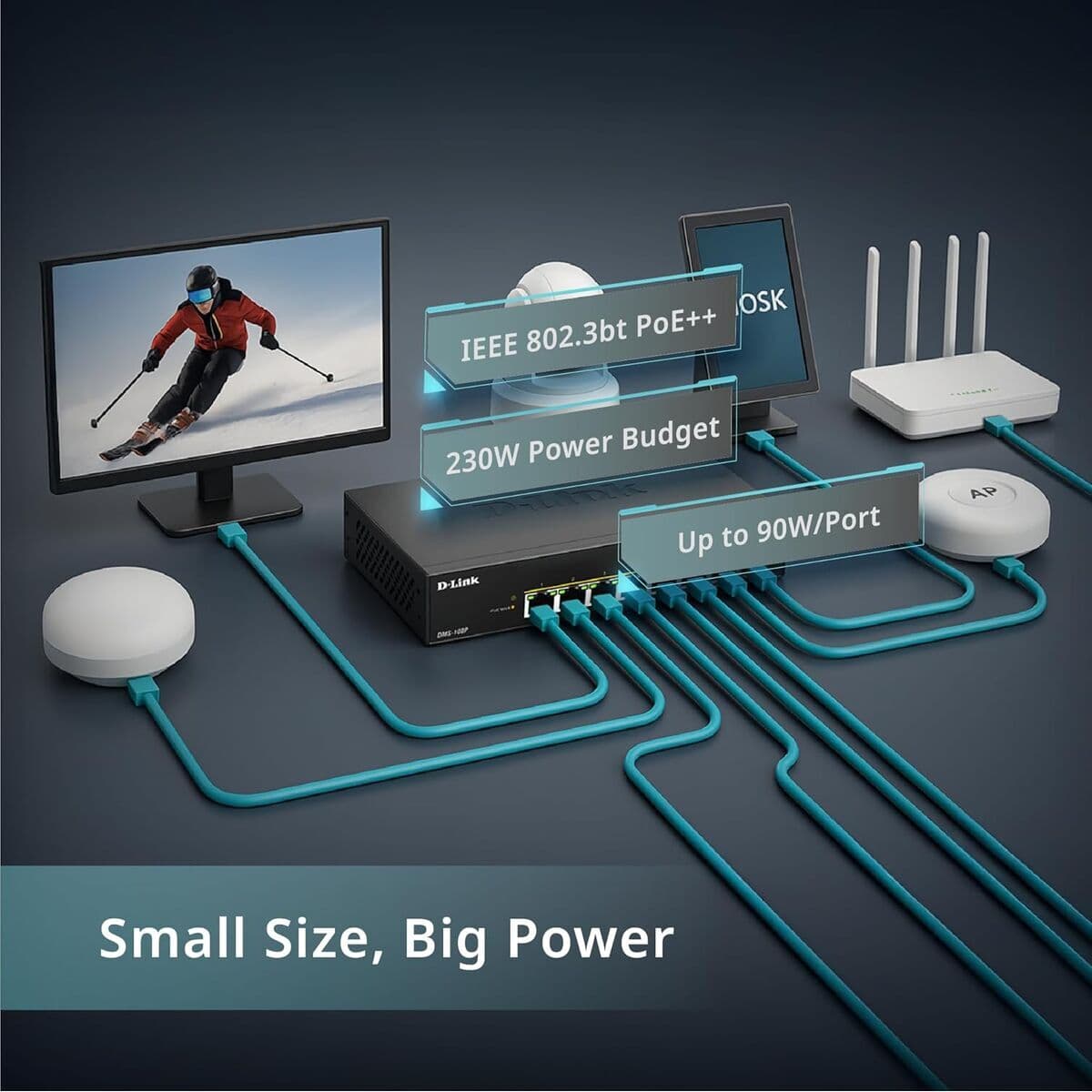 Switch D-Link DMS-108P/E - Image 6