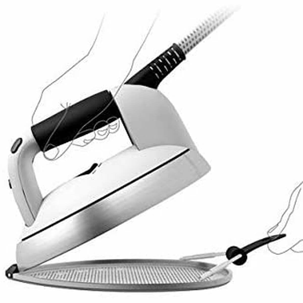 Strykjärn med Teflonsula Laurastar 510.7800.735 Grå - Image 3