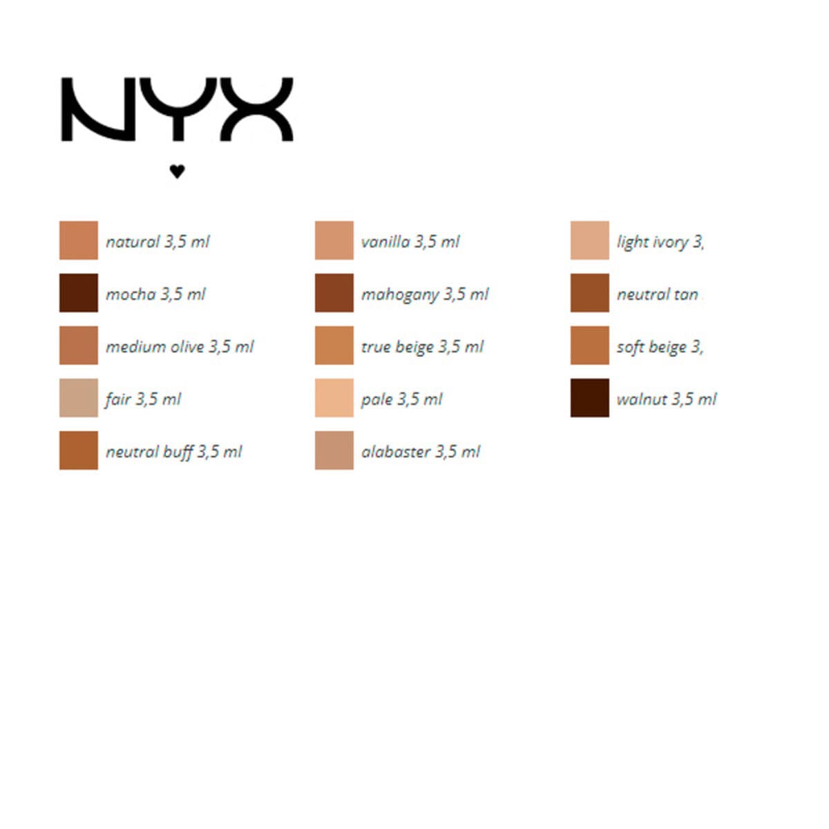 Korektor Twarzy Can't Stop Won't Stop NYX (3,5 ml) - Image 6