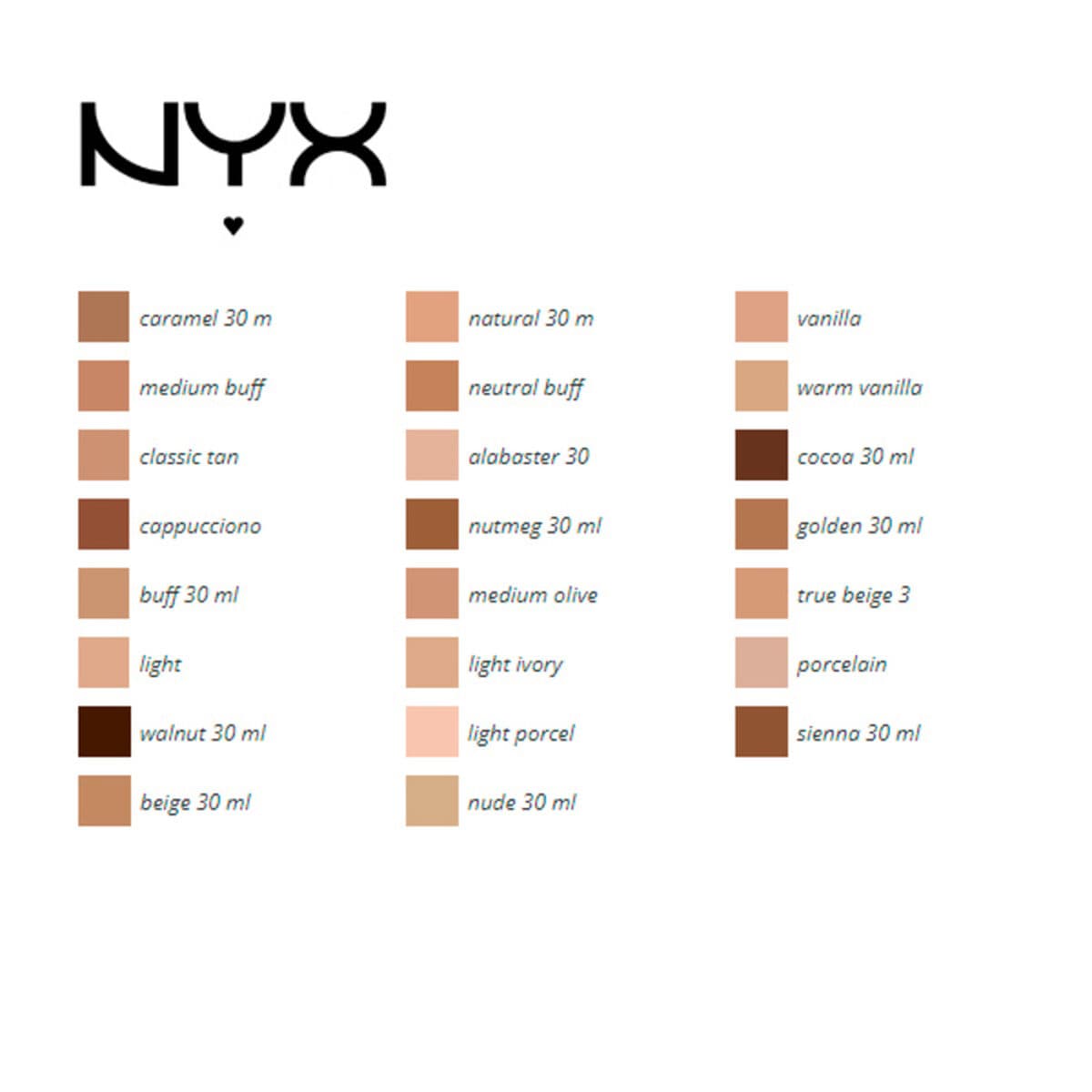 Liquid Make Up Base Can't Stop Won't Stop NYX (30 ml) (30 ml) - Image 2