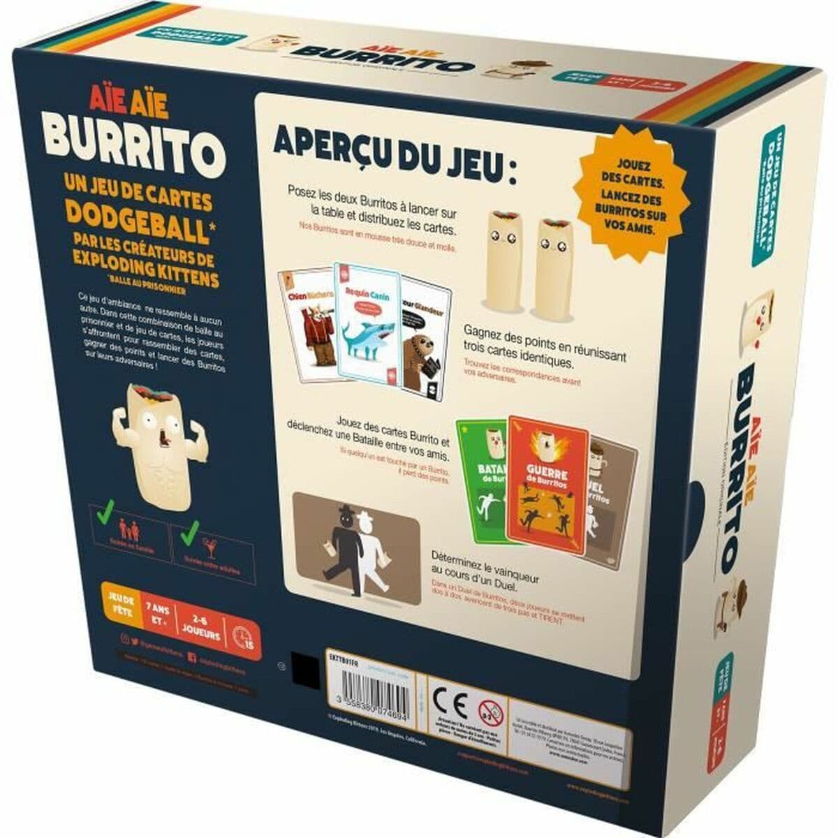 Juego de Mesa Asmodee Aïe Aïe Burrito - Image 3
