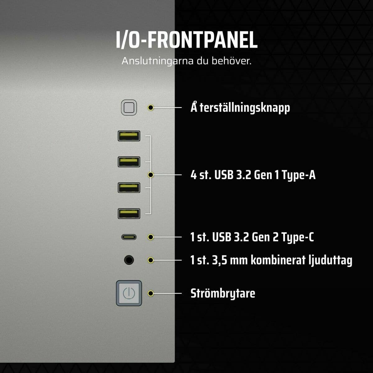 Kućište Midi toranj ATX Corsair 6500X Bijela - Image 23