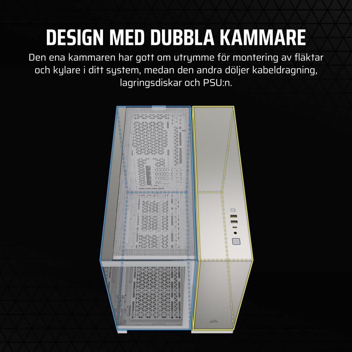 Semi Wieża ATX Corsair Biały - Image 8