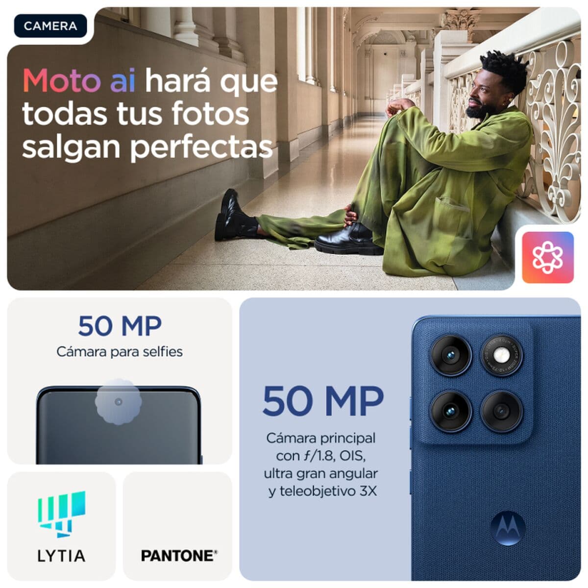 Smartphone Motorola edge 60 6,67" Octa Core 12 GB RAM 512 GB Blue - Image 33