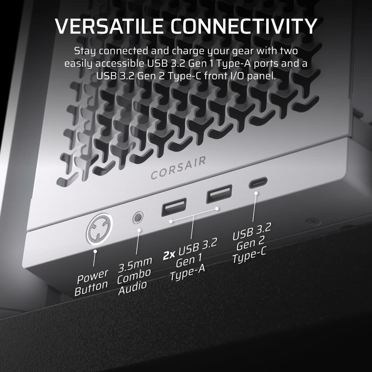 Kućište Midi toranj ATX Corsair Bijela - Image 11