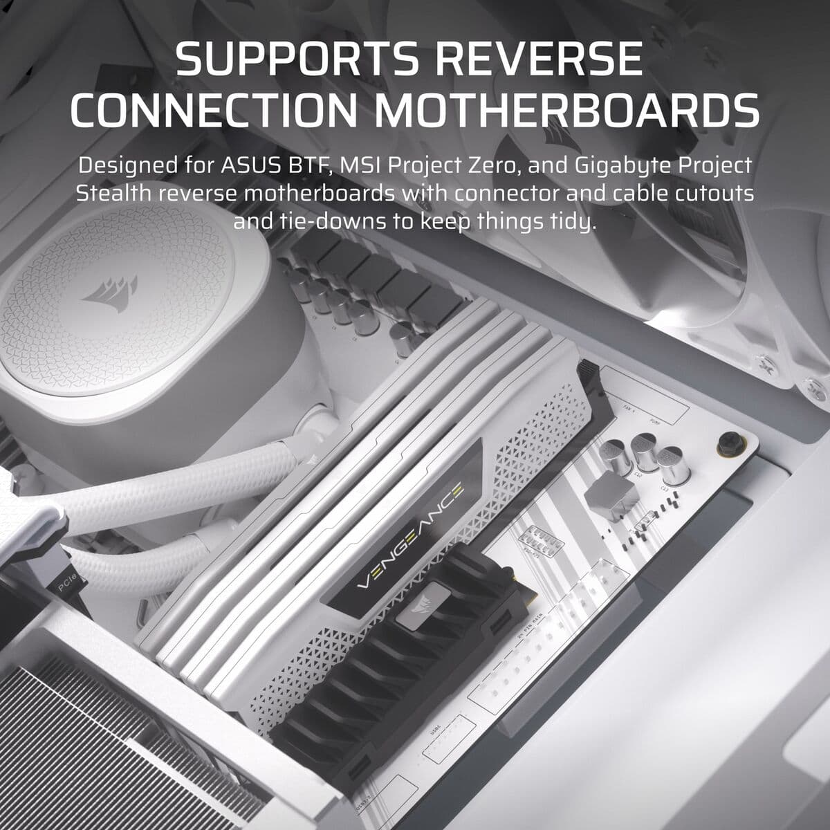 Kućište Midi toranj ATX Corsair Bijela - Image 12