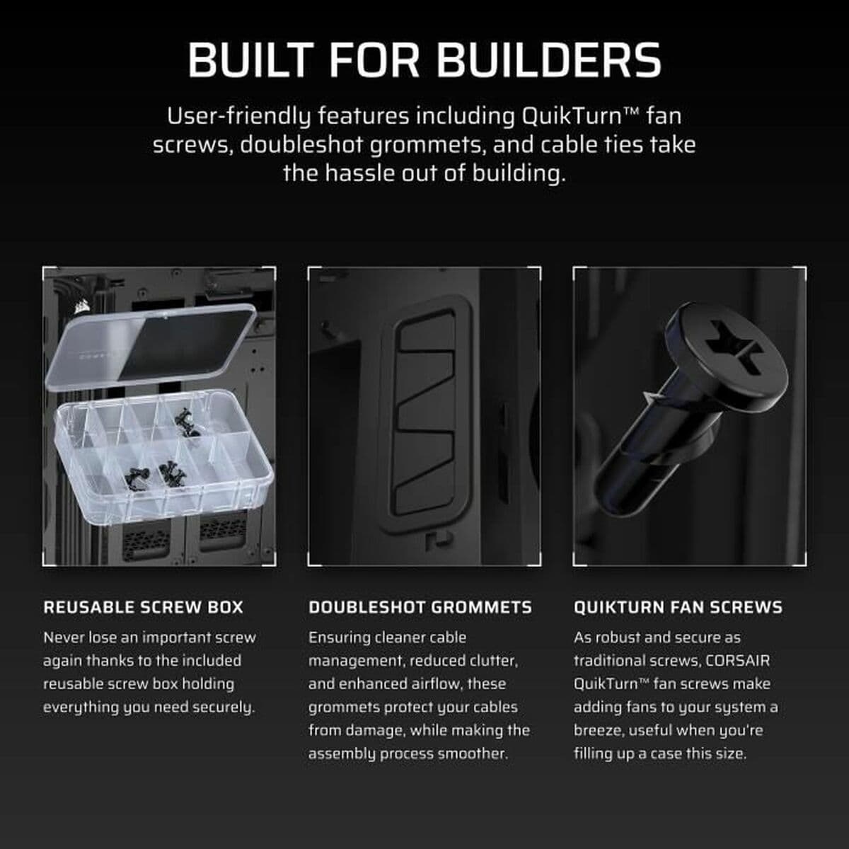 Kućište Midi toranj ATX Corsair Crna - Image 21