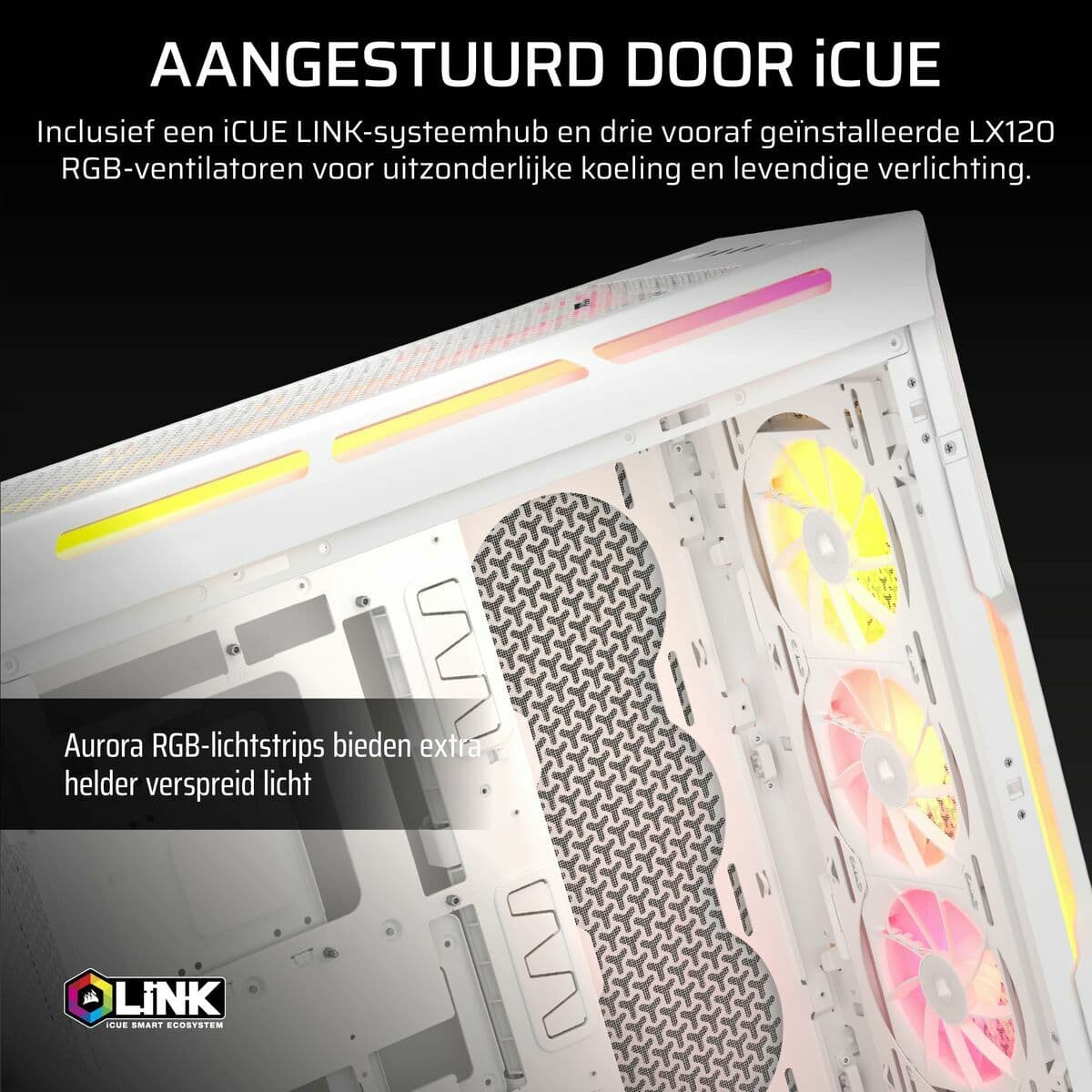 Kućište Midi toranj ATX Corsair Bijela - Image 4