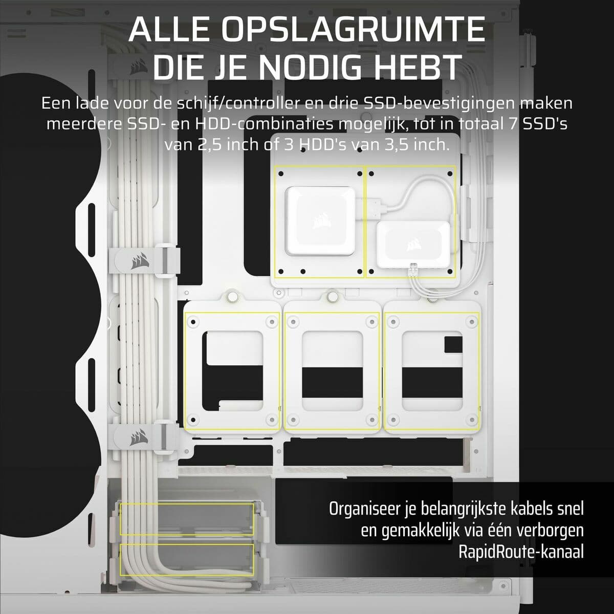 Kućište Midi toranj ATX Corsair Bijela - Image 8