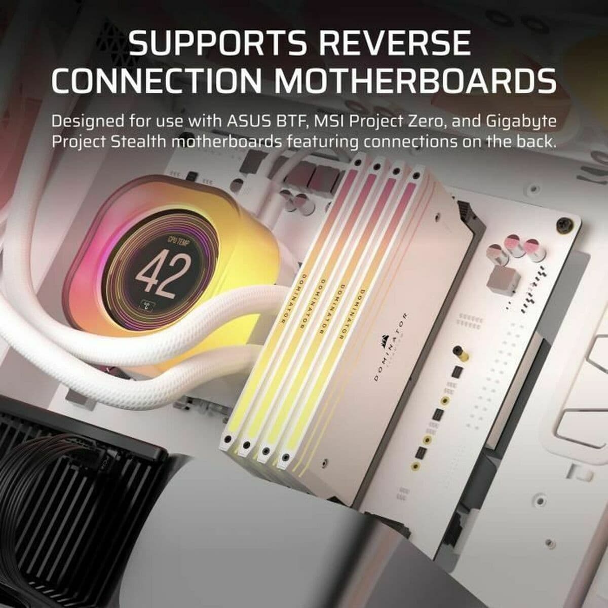 Kućište Midi toranj ATX Corsair Bijela - Image 15