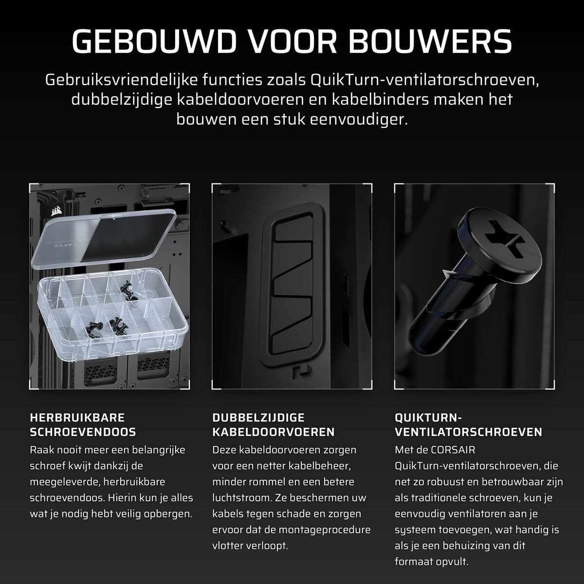 Kućište Midi toranj ATX Corsair Crna - Image 6