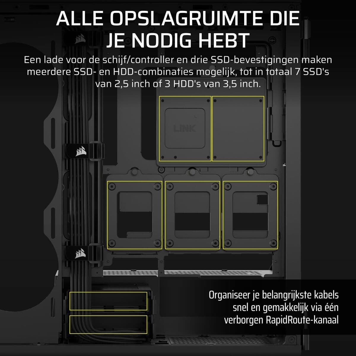 Kućište Midi toranj ATX Corsair Crna - Image 7