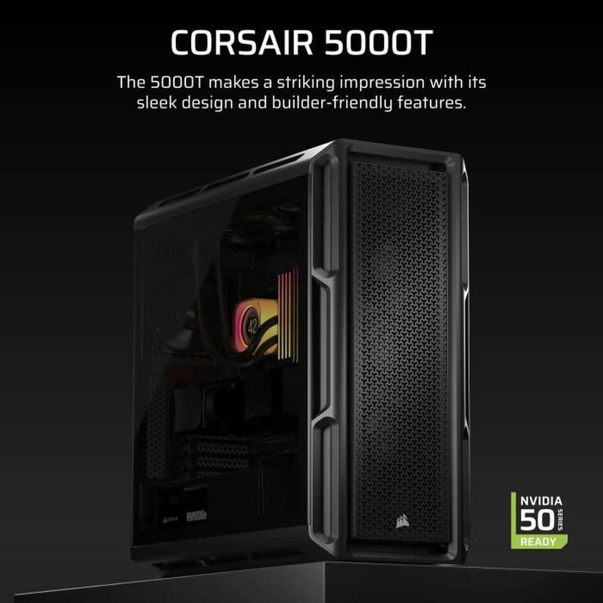 Kućište Midi toranj ATX Corsair Crna - Image 11