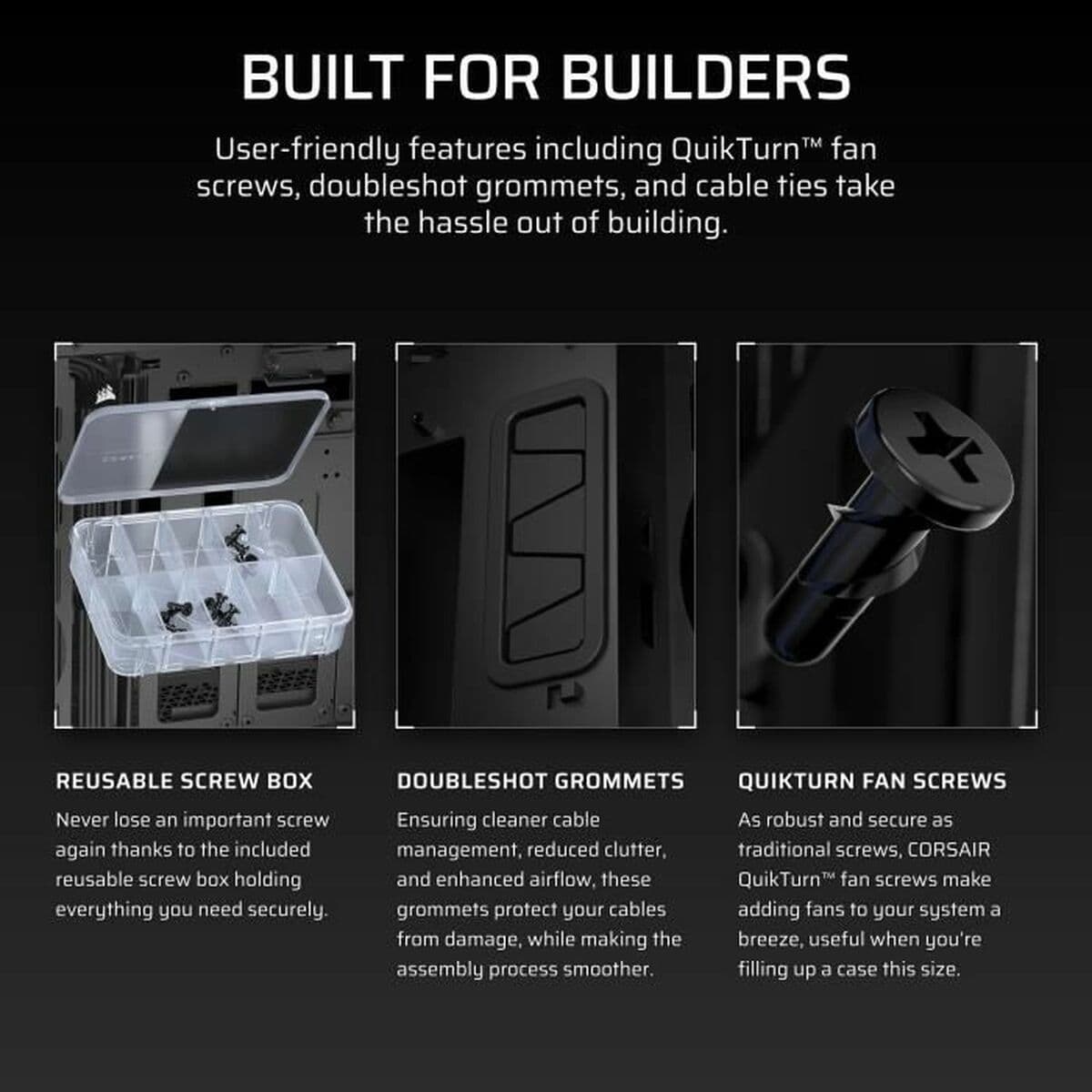 Kućište Midi toranj ATX Corsair Crna - Image 14