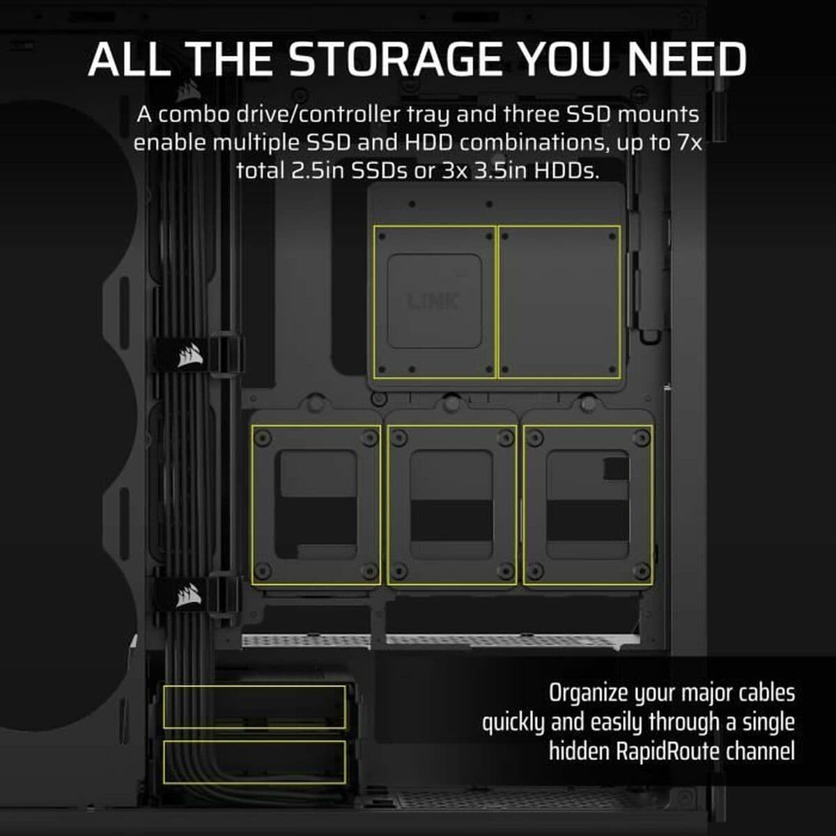 Kućište Midi toranj ATX Corsair Crna - Image 15