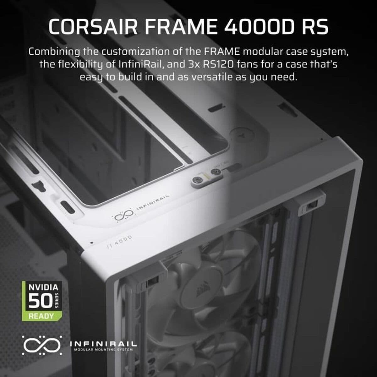 Kućište Midi toranj ATX Corsair Bijela - Image 5