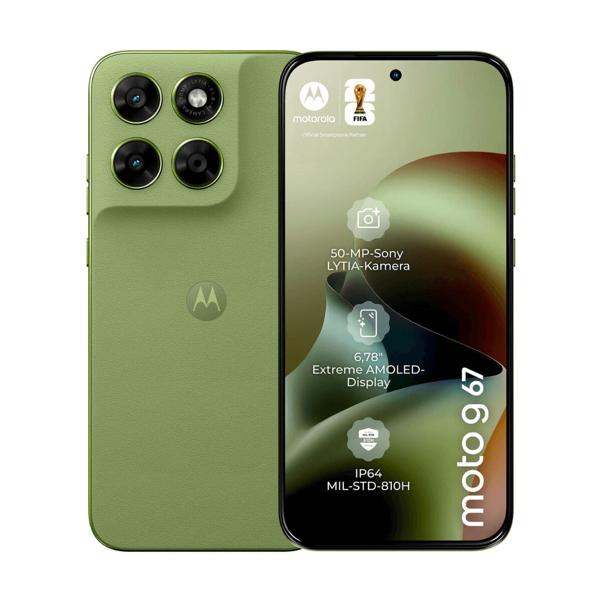Smartphone Motorola Moto G67 5G 6,78" Octa Core 4 GB RAM 128 GB Vert