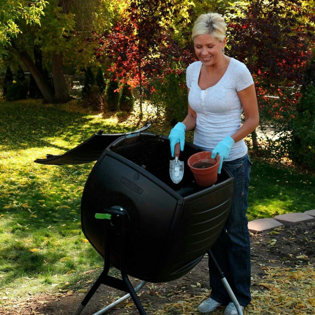 Cubo de compostaje Lifetime Rotación 189 L 75 x 81 x 113 cm - Image 4