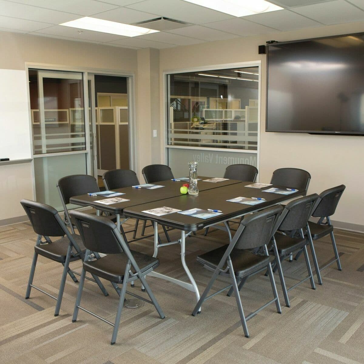 Table Klapptisch Lifetime 182 x 73,5 x 76 cm 6 menschen rechteckig Stahl Kunststoff - Image 3