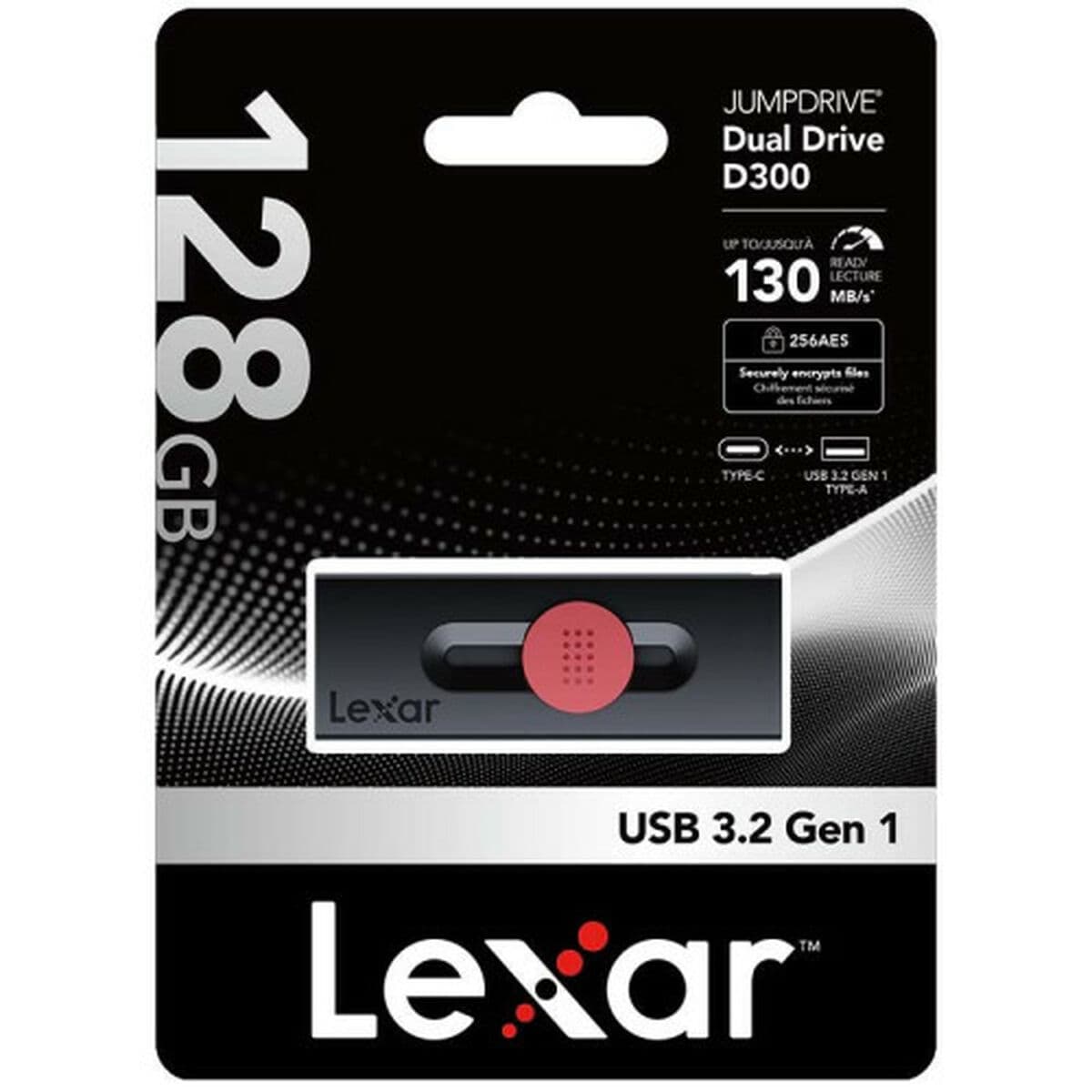 Pamięć USB Lexar LJDD300128G-BNBNG