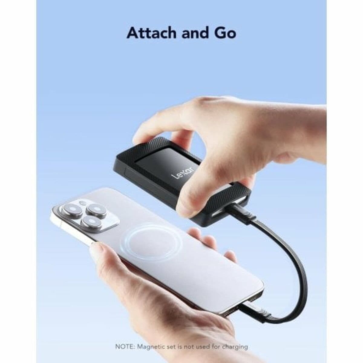 Ulkoinen kovalevy Lexar LSL500M001T-RNBNG Musta 1 TB - Image 3