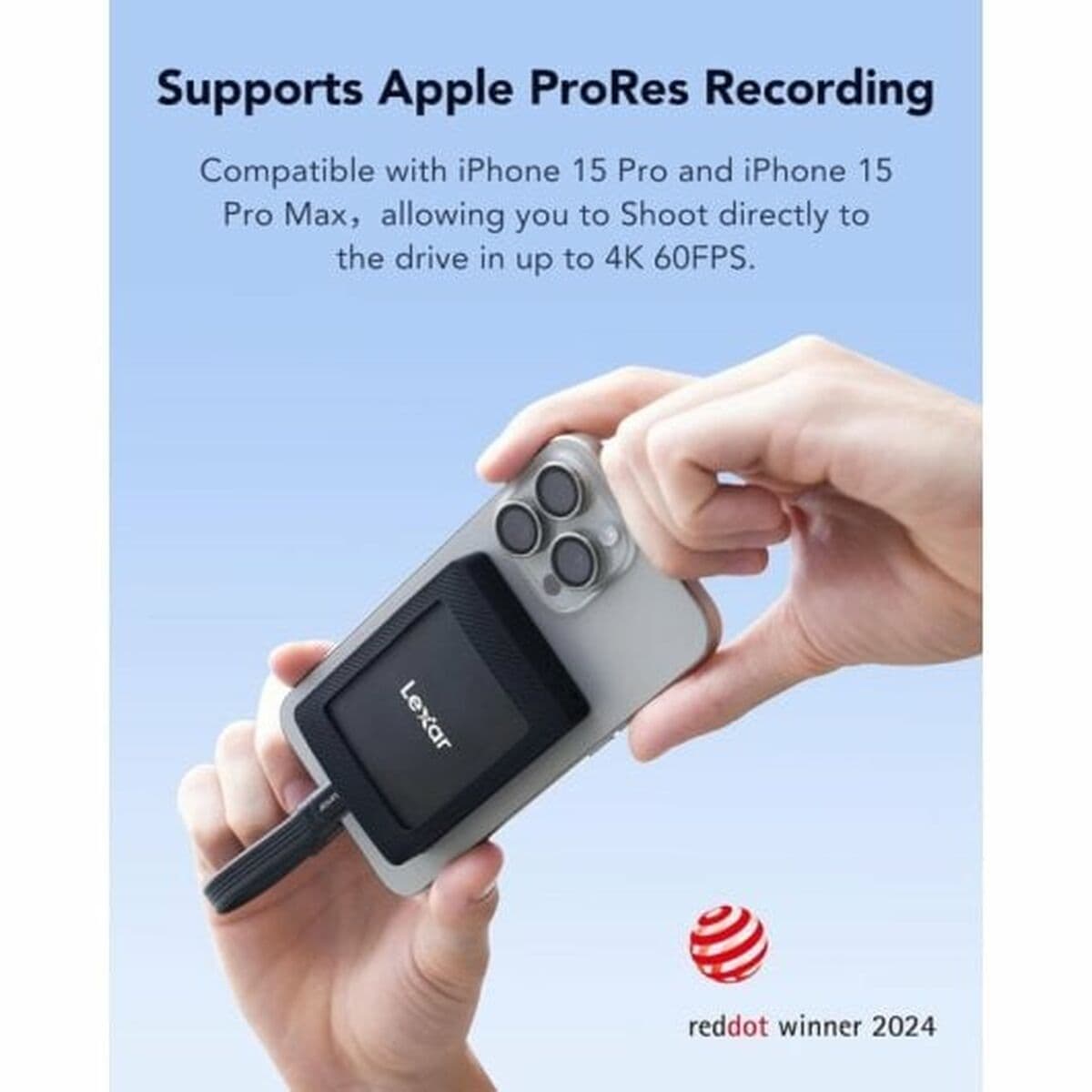 Ulkoinen kovalevy Lexar LSL500M001T-RNBNG Musta 1 TB - Image 5