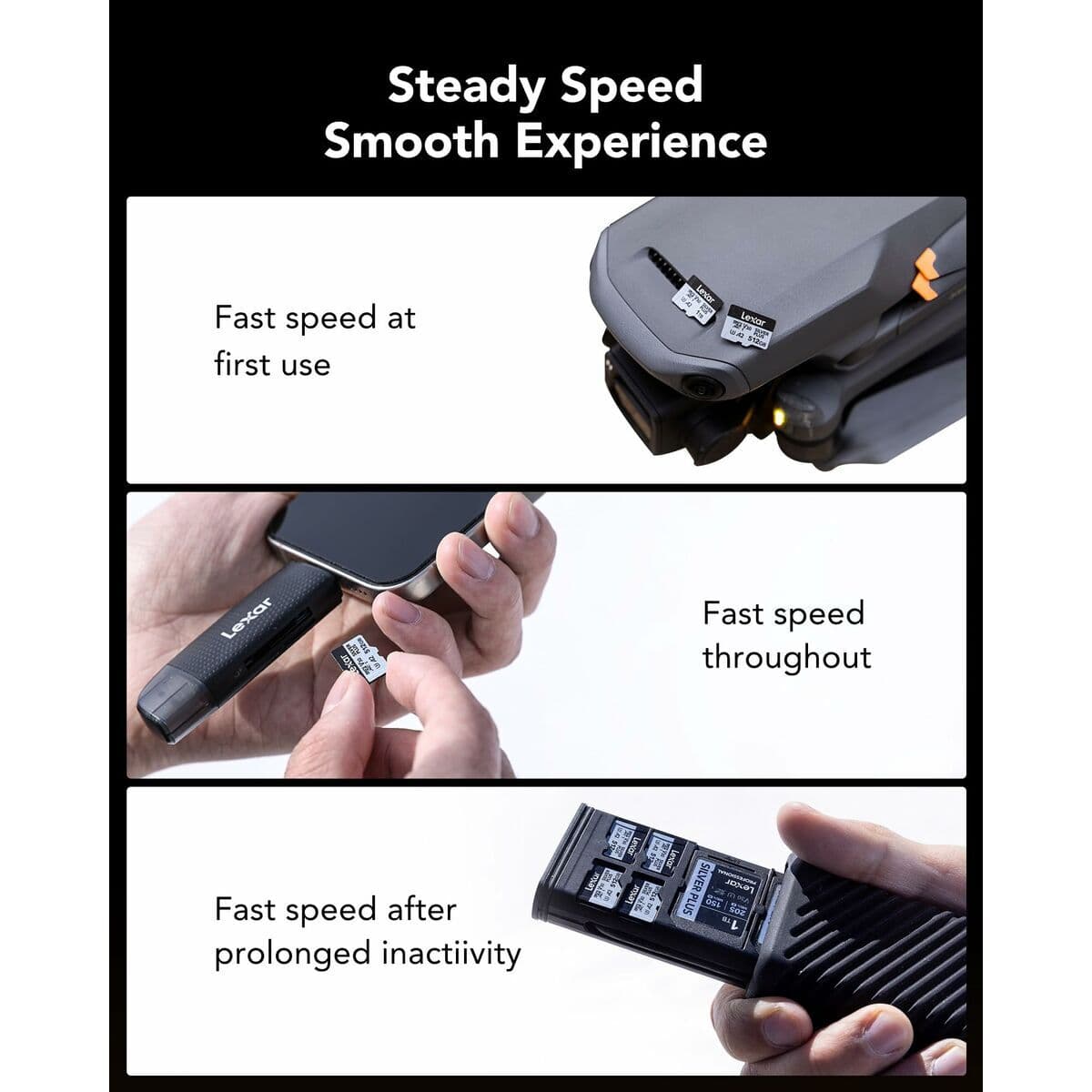 Micro-SD-Muistikortti Adapterilla Lexar LMSSIPL512G-BNANG 512 GB - Image 10