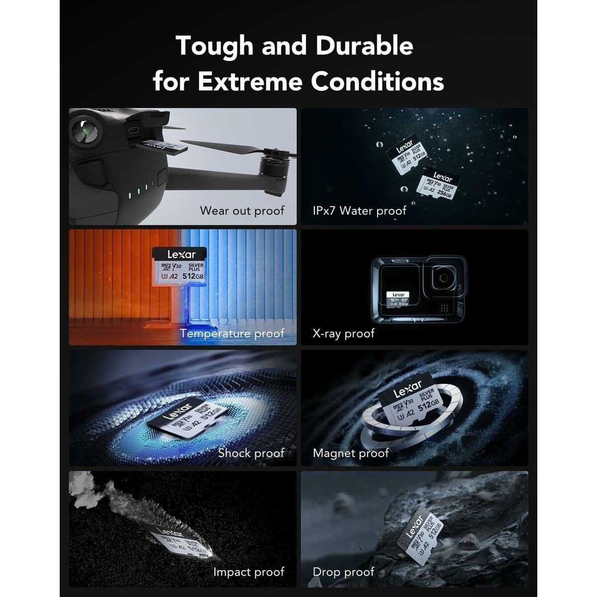 Micro-SD-Muistikortti Adapterilla Lexar LMSSIPL512G-BNANG 512 GB - Image 11