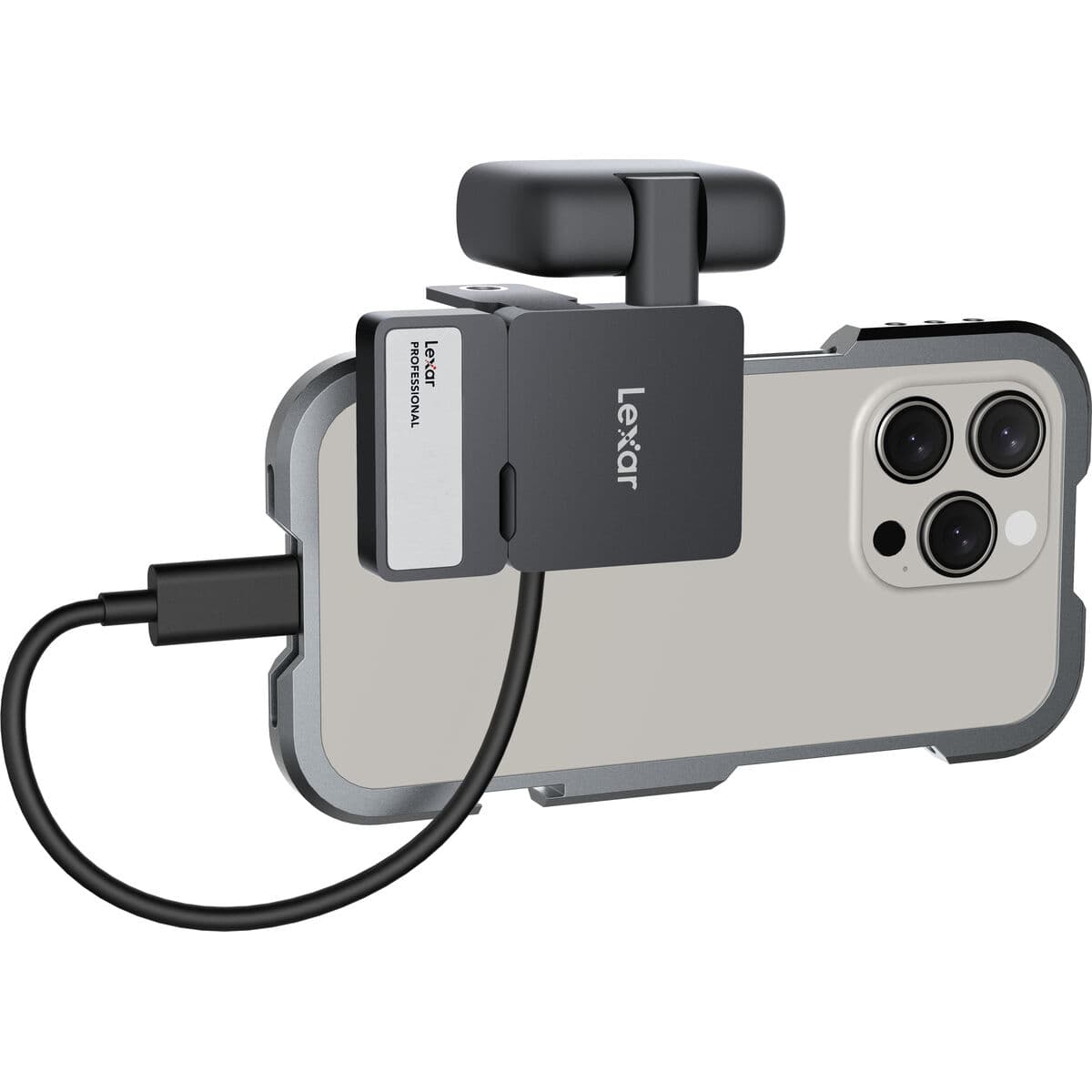 Prijenosni Hard Disk Lexar LSL400S002T-RNBNG Crna noir 2 TB SSD - Image 3