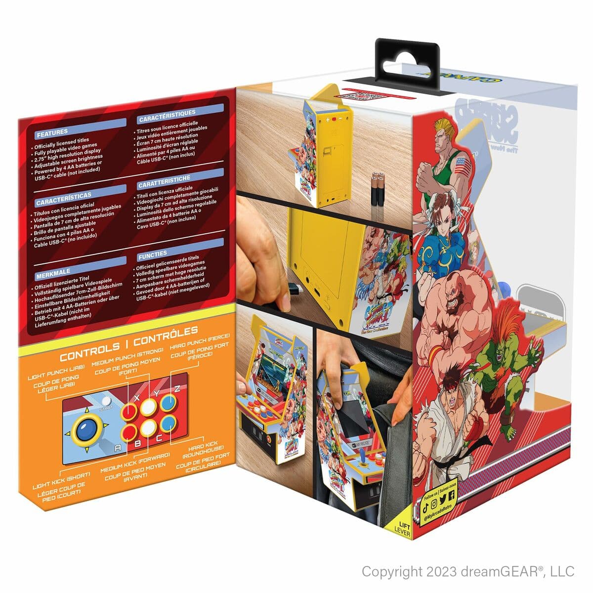 Tragbare Spielekonsole My Arcade Micro Player PRO - Super Street Fighter II Retro Games - Image 11