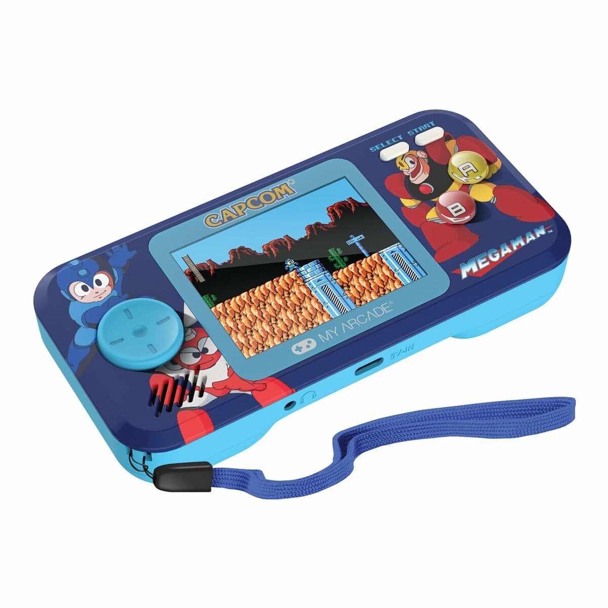 Tragbare Spielekonsole My Arcade Pocket Player PRO - Megaman Retro Games Blau - Image 5