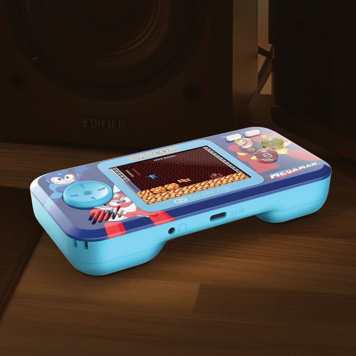 Tragbare Spielekonsole My Arcade Pocket Player PRO - Megaman Retro Games Blau - Image 7