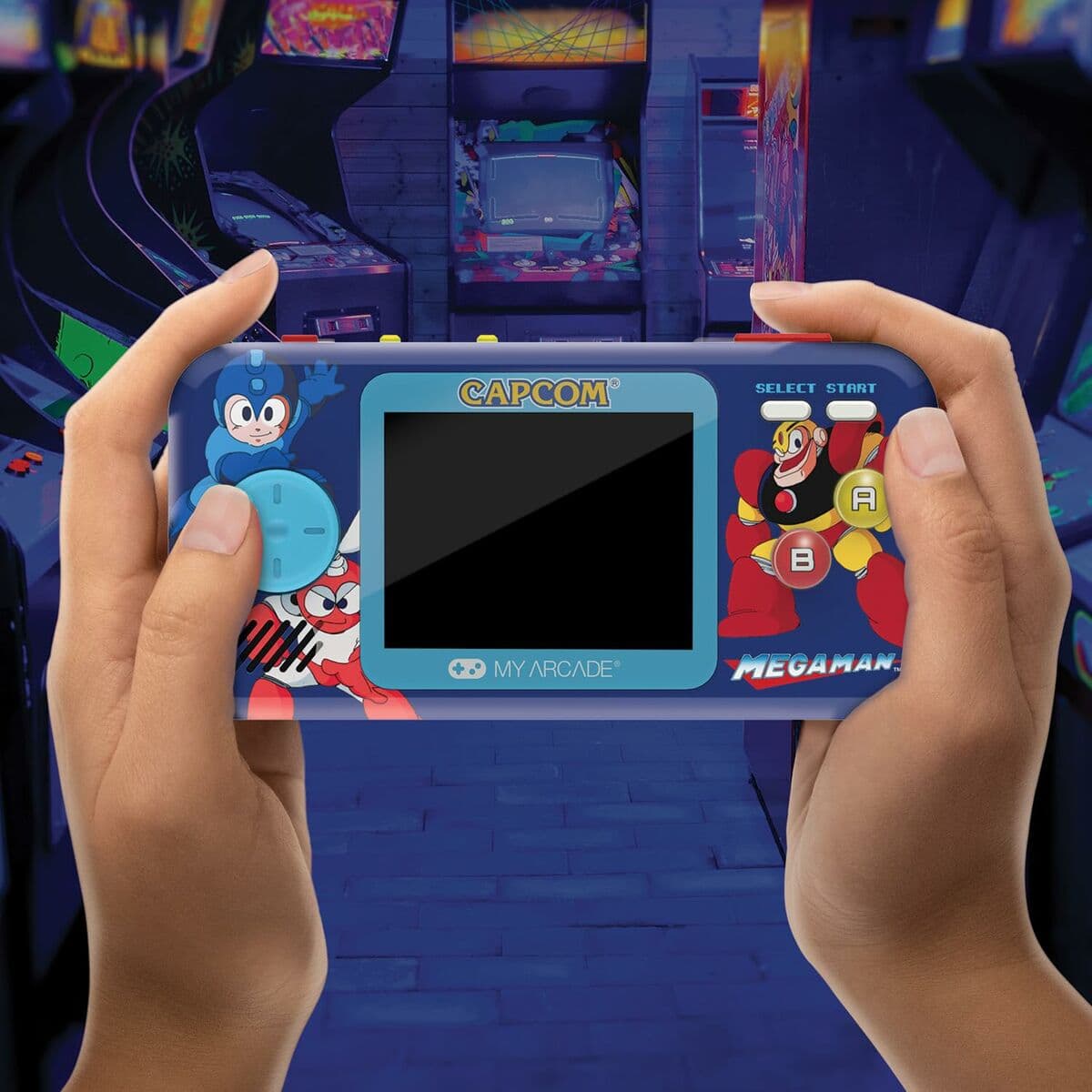 Tragbare Spielekonsole My Arcade Pocket Player PRO - Megaman Retro Games Blau - Image 6